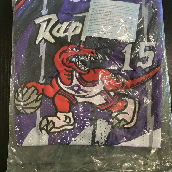 Throwback Vince Carter Mitchell and Ness Jersey. - Picture 3 of 3